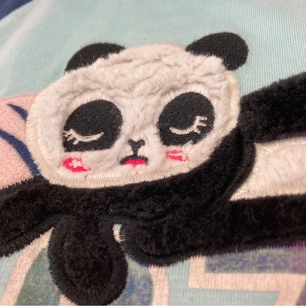 Old Navy cosy panda tedy bear sleep top XXL